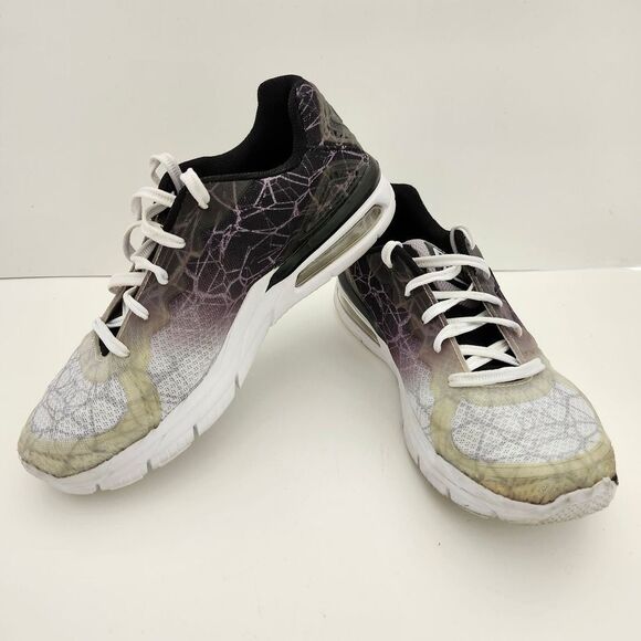 Skechers Air Advantage Memor Foam sneakers black white womens size‎ 6 - Picture 1 of 11